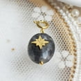 thumbnail image 4 of Collar de acero de titanio retro francés con colgante desmontable, variedad de colgante de piedra natural, collar de clavícula, 4 of 6