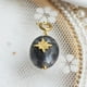 thumbnail image 5 of Collar de acero de titanio retro francés con colgante desmontable, variedad de colgante de piedra natural, collar de clavícula, 5 of 6