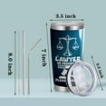 thumbnail image 2 of Lawyer Gifts Lawyer 20oz Stainless Steel Insulated Tumblers with Lid and Straw Law School Student Gifts Lawyer in Progress Gifts (Tumbler-Lawyer in Progress), 2 of 6