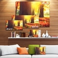 thumbnail image 3 of Autumn Trees in the Sunlight - Large Landscape Canvas Art, 3 of 4