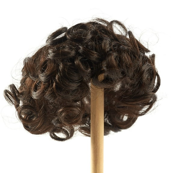Monique Modacrylic Dark Brown Chubba-Curly Doll Wig
