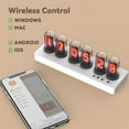 thumbnail image 2 of Colorful RGB Smart WiFi Desktop Clock , Remote Control via Mobile App,6 Alarm Modes, Customizable Clock Faces, 2 of 10