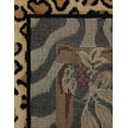 thumbnail image 7 of Unique Loom Wildlife Collection Area Rug - Jungle (6' 1" x 9' Rectangle Cream/Black), 7 of 7