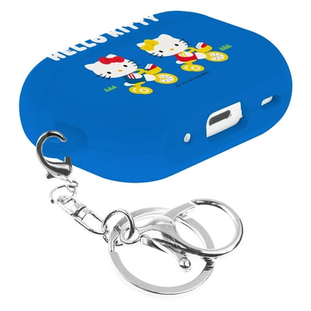 Sanrio AirPods Pro 2 Case Key Ring Keychain Holder Strap Hole Hard AirPods Pro 2nd Generation 2022 Cover - Hello Kitty Bicycle