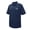 Navy/Butter, variant on Monterey Club Men's Combed Cotton Sport Pique Golf Polo Shirt #1204