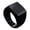 Black, variant on Wedding Ring Solid Color Finger Decoration Stainless Steel Men Square Band Finger Ring for Party Stainless Steel Si