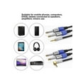 thumbnail image 4 of 3.5 mm to Double 3Pin Aux Cable TRS Male to Female/Male Y Splitter Cord for Mixers Speakers Amplifiers, 4 of 8