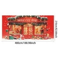 thumbnail image 2 of Garage Banner Holiday Decorations Festive Decoration Polyester Material Weather Resistant Easy Installation Eye Catching Design for Seasonal Celebrations Family Gatherings Outdoor Indoor, 2 of 5
