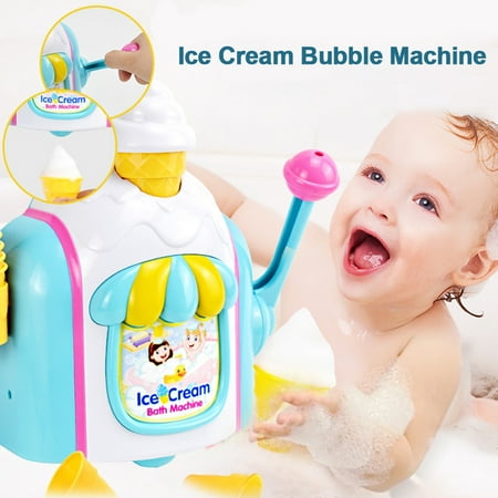 Leking Bebe Jouets De Bain Creme Glacee Machine A Bulles Salle De Bains Essentiel Jouets De Bain Bulle Cremes Glacees Maker Mousse Usine Baignoire Jouet Walmart Canada