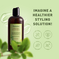 thumbnail image 3 of Just Nutritive Herbal Hair Gel With Vitamins, Natural Humidity Hair Product, Frizz Control and Damaged Hair Treatment, Alcohol-Free, 16oz, 3 of 8
