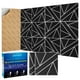 thumbnail image 1 of Paneles de pared insonorizados BSHEAD 3D Acoustic 30 x 30 x 1,1 cm, paquete de 8, 1 of 6