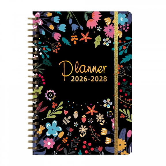 CCOCC 2026-2028 3 Year Planner, Monthly & Weekly Calendar Organizer with Tabs, Hardcover Agenda