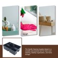 thumbnail image 3 of OFFIGAM Plastic Cleaning Supplies Basket with Handle, Dark Color Storage Organizer for Easy Carry and Cleaning Tasks, 3 of 6