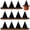 style1, variant on Vjnyvs Mini Witch Hats 12 Pcs for Craft Halloween Decorative Caps, 2.8x2 In, Non-Woven Fabric