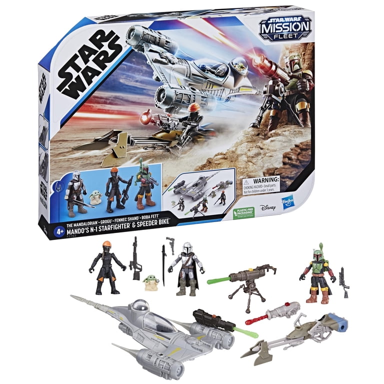 Star Wars Mission Fleet Mandalorian Action Figures Set, 2.5-Inch