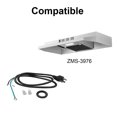 thumbnail image 2 of Kit de cables de alimentación Zomagas ZMS-3976-PC de 120 V/60 Hz, 1 m de longitud, 2 of 6