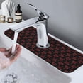 thumbnail image 7 of Pofeuu Red Snake Print Splash Guard for Sink Faucet Sink Gadgets-Splash Guard Behind Faucet Drip Catcher for Kitchen, Bathroom,Sink Mat, 7 of 7