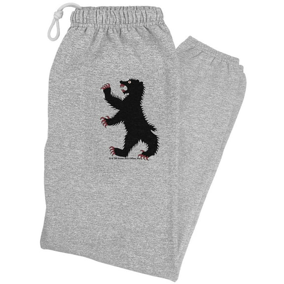Game of Thrones Mormont Sigil Unisex Jogger Sweatpants for Men and Women, Athletic Heather, 2X-Large