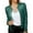 Green, variant on ZICTH Cardigans for Women Fashion Color Matching Sequin Short Casual Coat Cardigan Sweaters