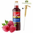 thumbnail image 1 of Torani Raspberry Flavoring Syrup, Professional Fresh-Picked Berry Base, Shatter-Resistant 1L Plastic Bottle + Bonus Squeeze Pump, 1 of 10