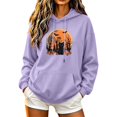 thumbnail image 2 of DIOAZUD Halloween Sweatshirts Women Spooky Ghost Graphic Pullover Hoodies Stretch Loose Fit Long Sleeve Sweater Tops Halloween Costumes, 2 of 5