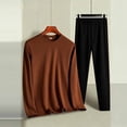 thumbnail image 4 of XRoczxe Men’s Thermal Underwear Set, Soft Fleece‑Lined Long Johns Winter Warm Base Layer Top & Pants, 4 of 6