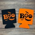 thumbnail image 2 of Boo Halloween Can Coolers, Funny Trick or Treat, Halloween Party Favors, Spooky Beer Hugger, Halloween Coolies (2Pack (1 Black, 1 Orange)), 2 of 4