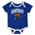 thumbnail image 2 of Newborn & Infant Outerstuff Kentucky Wildcats Three-Pack All Day Play Bodysuit Set, 2 of 4