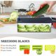 thumbnail image 4 of 16-in-1 Multifunctional Vegetable Slicer with 7 Replaceable Blades, Compatible with Kitchen Mandoline for Onions and Vegetables, 4 of 5
