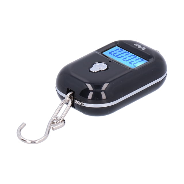LHCER Electronic Scale,Keychain Electronic Scale,Portable Electronic Scale Mini Backlight Display Scale Weighing Equipment 25kg for Shopping