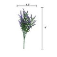 thumbnail image 4 of LHWEN 8 Bundles Artificial Lavender Flowers for Outdoor Decoration 15" High Lifelike Faux Lavenders Perfect for Porch Patio Garden Weddings and DIY Projects, 4 of 6