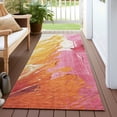 thumbnail image 6 of Addison Rugs Chantille Indoor/Outdoor Transitional Abstract Blush Machine Washable Runner Rug, 2'3" x 7'6", 6 of 7