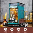 thumbnail image 6 of DIY Miniature Dollhouse Kit, Book Nook Kit DIY Miniature House, Wooden Dollhouse Kit, Best Birthday and Christmas Gifts for Women and Girls (Soul Bookstore), 6 of 9