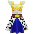 thumbnail image 2 of Costume for Little Girls Cowgirls Dress Up Birthday Party Lace Ruffle Sleeve Outfits, 2 of 5