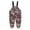 Multicolor, variant on KAUOD Youth Kids Waterproof Rain Pants Dirty Proof Suspender Trousers for Boys Girls Cute Cartoon Rain Overalls Outdoor