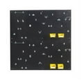 thumbnail image 2 of Triton Products DB-2BK Kit 2 24 x 48 x 0.188 in. Polyethylene Pegboards Matte Front Texture with 48 Piece DuraHook Assortment, Hanging Bin System & Wall Mounting Hardware, Black, 2 of 3