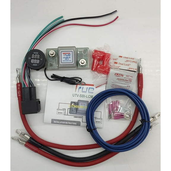 True® UTV Lithium Dual Battery Connect & Monitor Kit True® UTV-SBI-LCM
