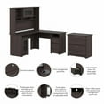 thumbnail image 3 of Bush Furniture Cabot Collection L-Desk with Hutch and Lateral File, 3 of 6