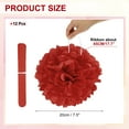 thumbnail image 2 of 8inch Tissue Paper Pom Poms, 12PCS Pom Poms Paper Flowers Ball Tissue Paper Flowers for Wedding Bridal Shower Birthday Bachelorette Party Backdrop Decoration, Red, 2 of 6