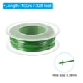 thumbnail image 2 of Uxcell 328ft Picture Hanging Wire, Coated Cable 304 Stainless Steel Rope for Photo Frame Artwork Green 0.015" Dia., 2 of 5