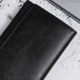 thumbnail image 4 of Juego de monedero de cuero largo Juego de espacios en blanco de cuero para monedero plegable de cuero Negro Colcomx Patrón de monedero de billetera de bricolaje, 4 of 4