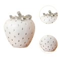 thumbnail image 6 of deevoka Strawberry Fruit Figurine Decor Gift Sculpture for Office Kitchen Photo Prop, 6 of 9