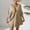 Khaki-01, variant on LIBRCLO Womens Swimsuit Cover-ups V-Neck 3/4 Sleeves Bathing Suit Fashion Summer Solid Swimwear Cover Ups
