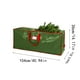 thumbnail image 3 of Bolsa de almacenamiento para árbol de Navidad Nylon impermeable | Gran organizador duradero rojo/verde de 41" x 14" x 6" con asas • Contenedor de almacenamiento para decoraciones navideñas, 3 of 7