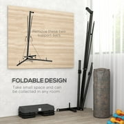 Soozier Foldable Punching Bag Stand with 132 lbs Capacity, Black