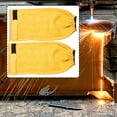 thumbnail image 3 of Lefu 1 Pair Leather Welding Sleeves Heat & Flame Resistant Protection Cowhide Sleeves, 3 of 10