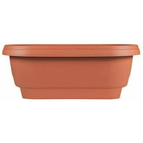 Classic Oval Deck Rail Planter, Terra Cotta - 24in - Quantity 6