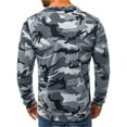 thumbnail image 3 of CVLIFE Men Camouflage Scoop Neck Tops Long Sleeve Slim Fit Tactical T-shirt Pullover, 3 of 3