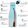 thumbnail image 3 of Botella de agua aislante BJPKPK 350 ml de acero inoxidable con sal marina, 3 of 6