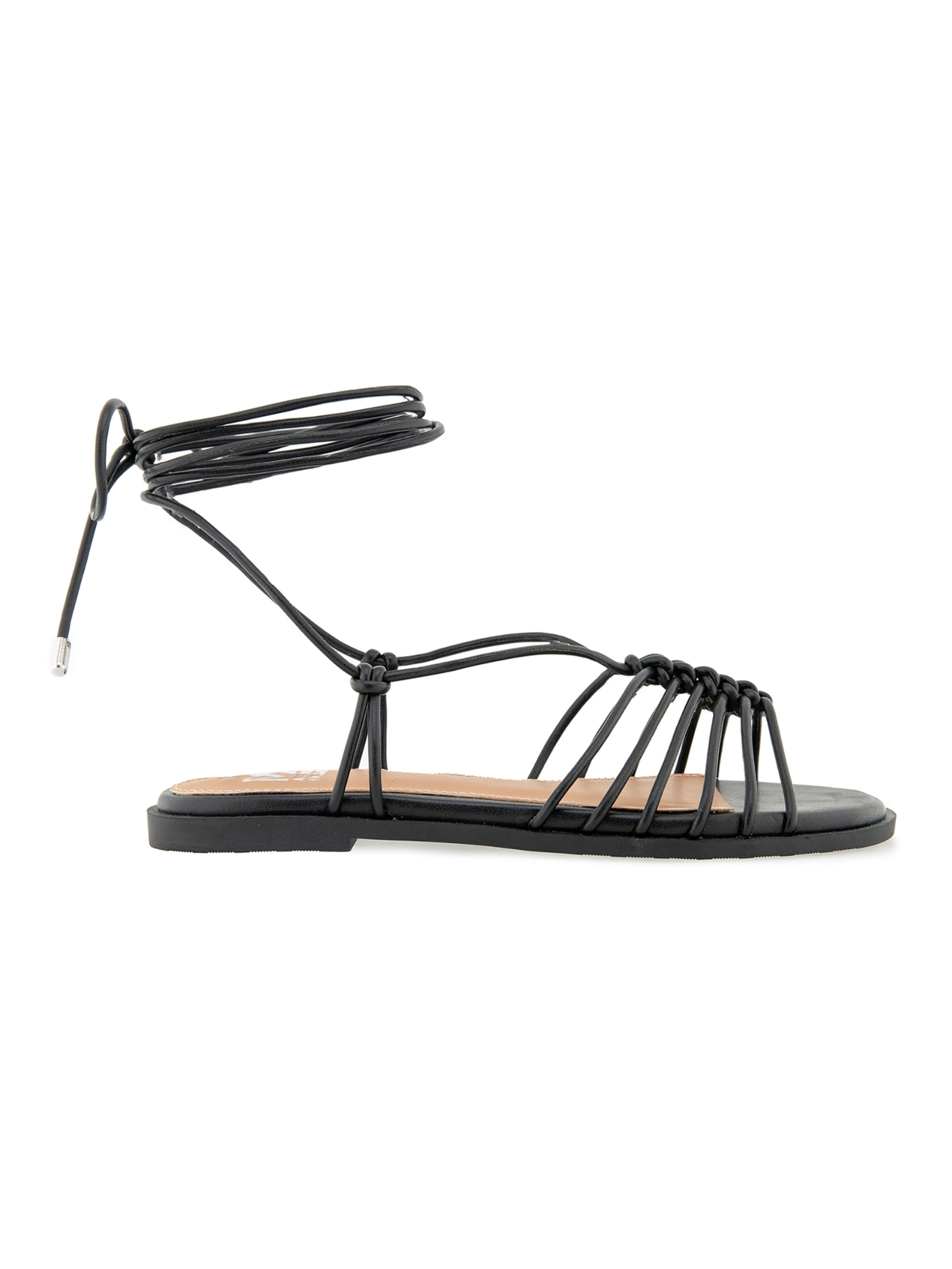 RM Rebecca Minkoff Women's Caroline Ankle Wrap Strappy Sandal